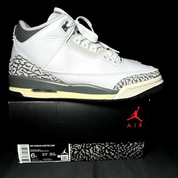 Size 6 - Nike Air Jordan 3 Retro GS Hide N' Sneak 2023 Shoes - Picture 1 of 9